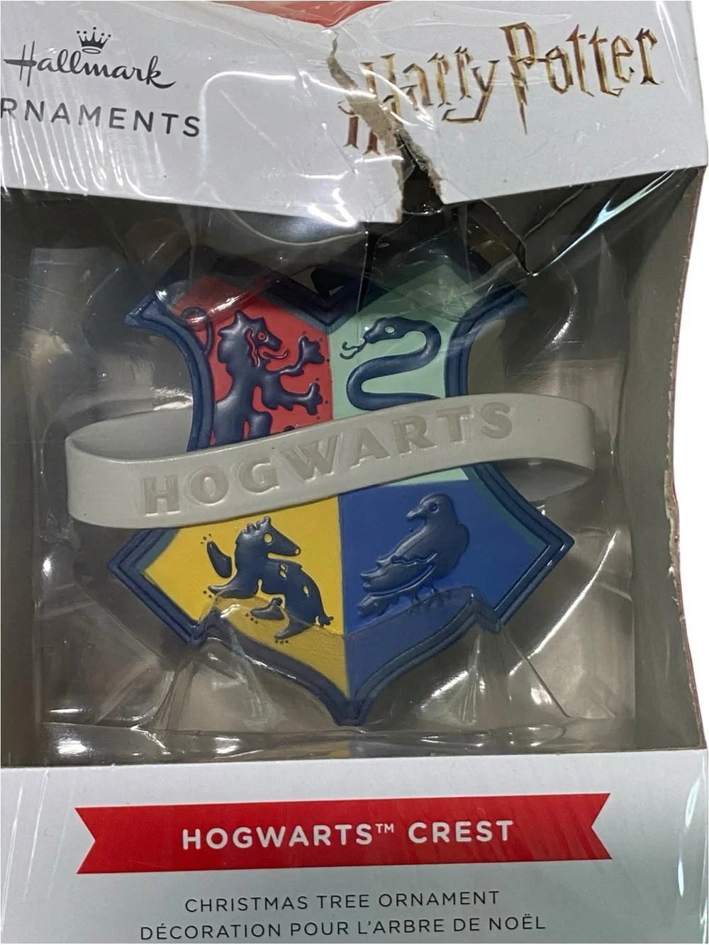 Hallmark Wizarding World Harry Potter Quidditch & Hogwarts Crest Ornaments 2021